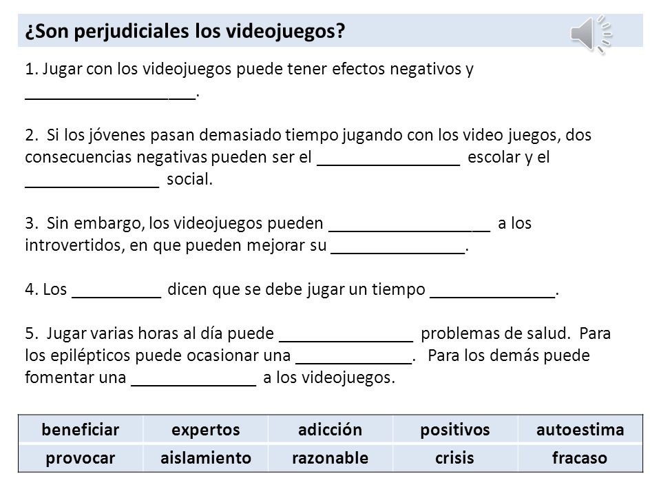 ¿Son perjudiciales los videojuegos