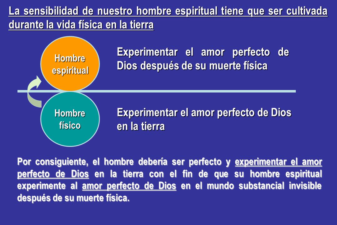 Experimentar el amor perfecto de Dios después de su muerte física