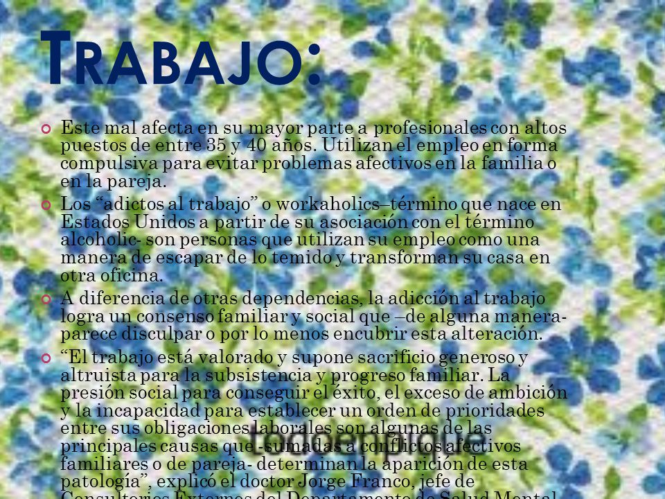 Trabajo: