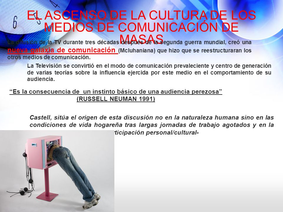 Es la consecuencia de un instinto básico de una audiencia perezosa