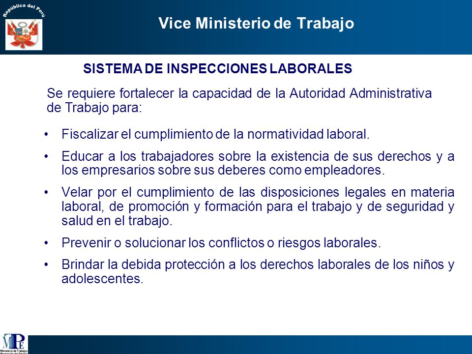 Vice Ministerio de Trabajo