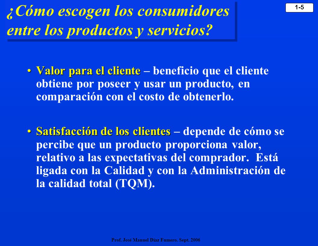 ¿Cómo escogen los consumidores entre los productos y servicios