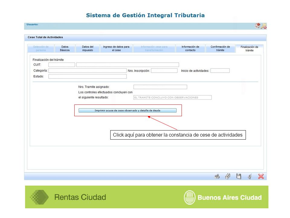 Click aquí para obtener la constancia de cese de actividades