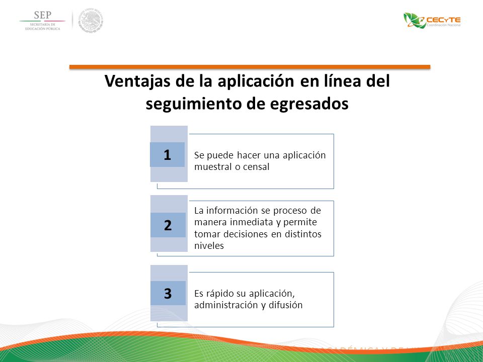 Ventajas de la aplicación en línea del seguimiento de egresados