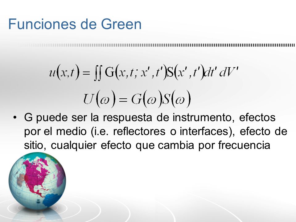 Funciones de Green