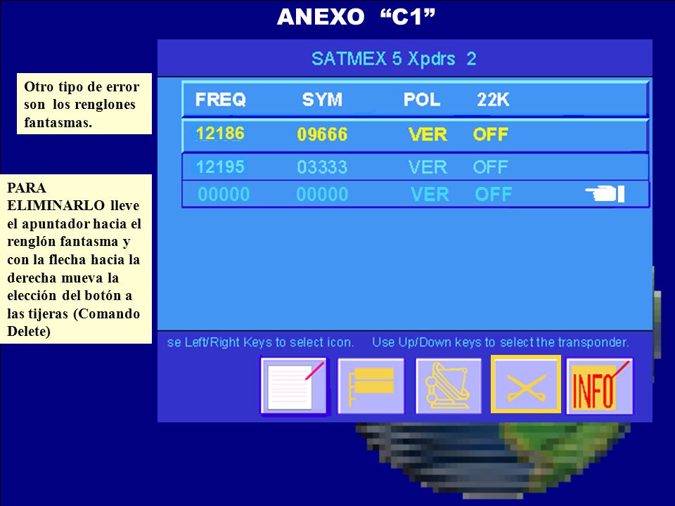 ANEXO C VER OFF. Otro tipo de error son los renglones fantasmas.