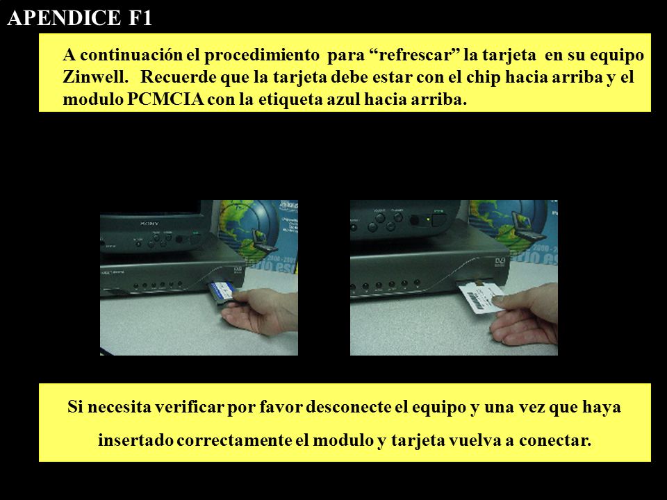 insertado correctamente el modulo y tarjeta vuelva a conectar.