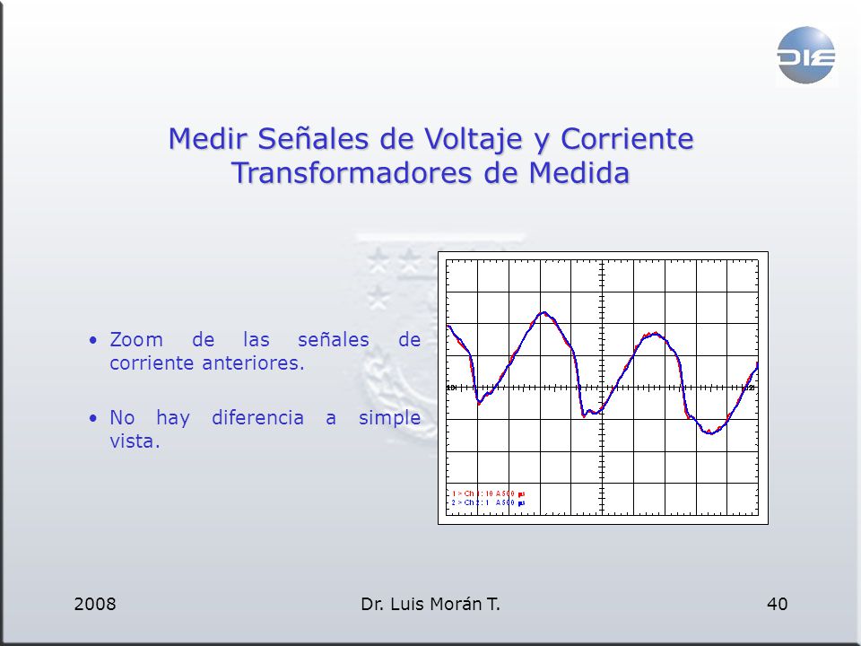Medir Señales de Voltaje y Corriente Transformadores de Medida