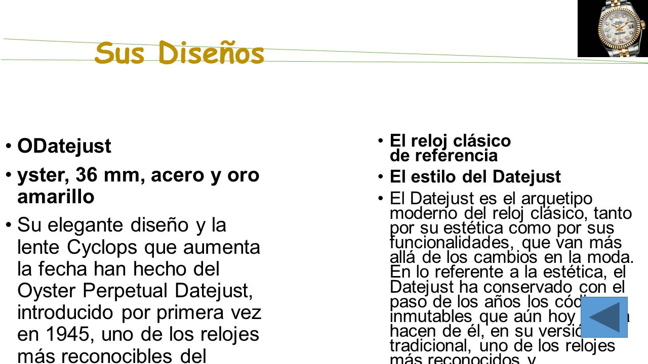 Sus Diseños ODatejust yster, 36 mm, acero y oro amarillo