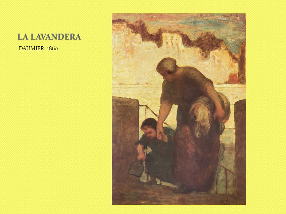 LA LAVANDERA DAUMIER, 1860