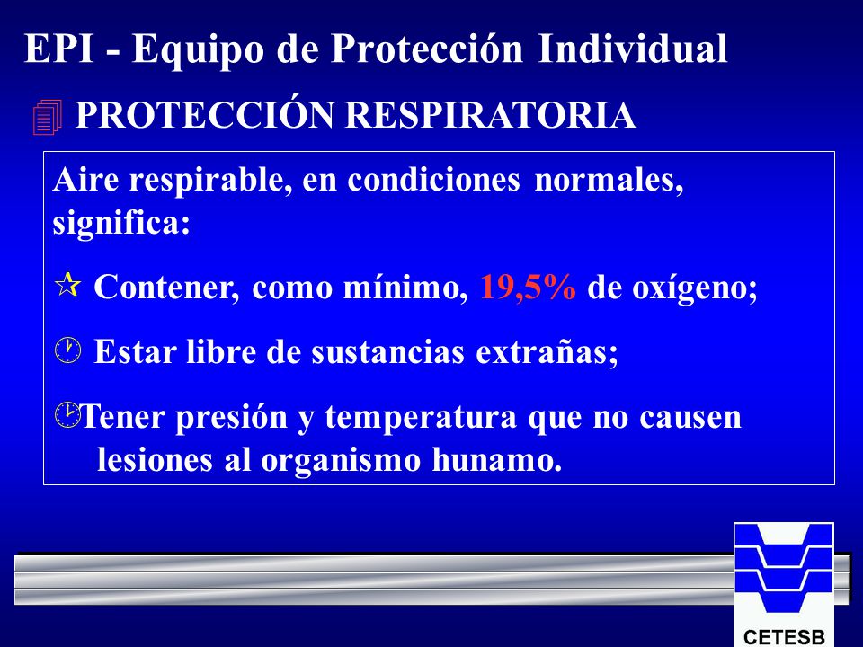 EPI - Equipo de Protección Individual
