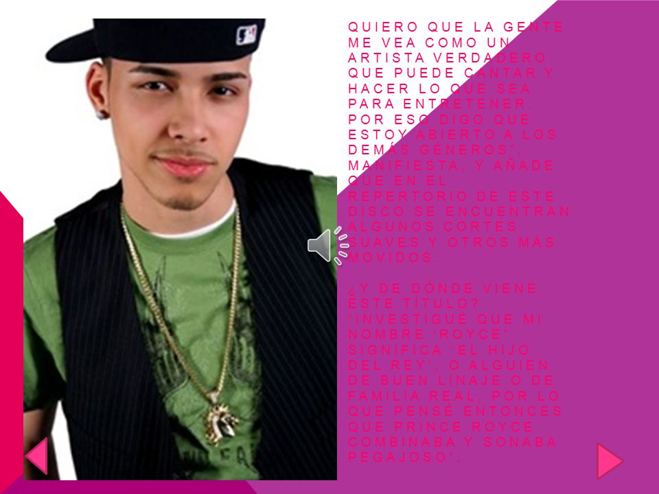 Quiero que la gente me vea como un artista verdadero que puede cantar y hacer lo que sea para entretener.