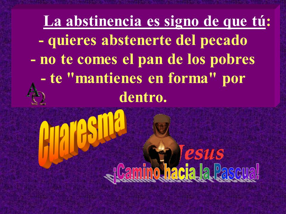 ¡Camino hacia la Pascua!
