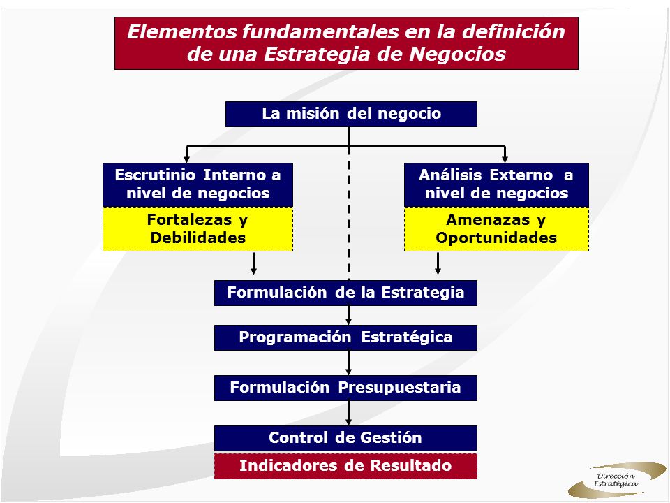 Elementos fundamentales en la definición de una Estrategia de Negocios