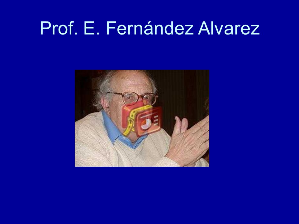 Prof. E. Fernández Alvarez