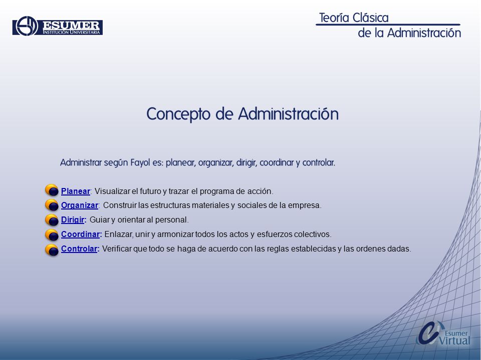 Planear: Visualizar el futuro y trazar el programa de acción.