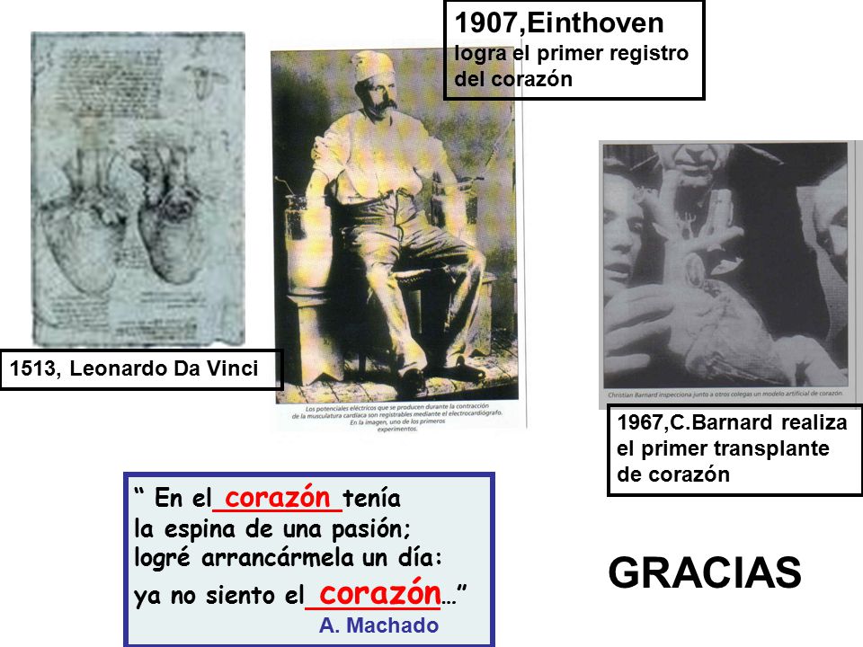 GRACIAS 1907,Einthoven logra el primer registro del corazón