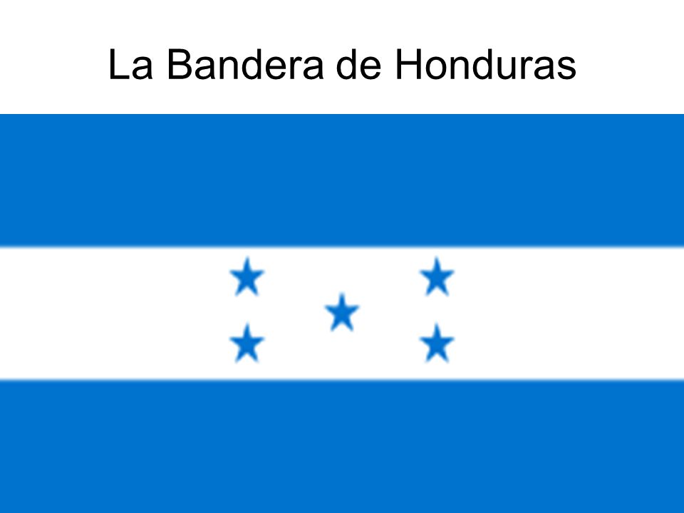 La Bandera de Honduras