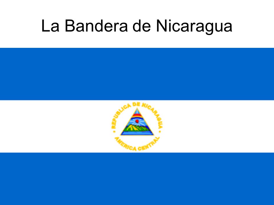 La Bandera de Nicaragua
