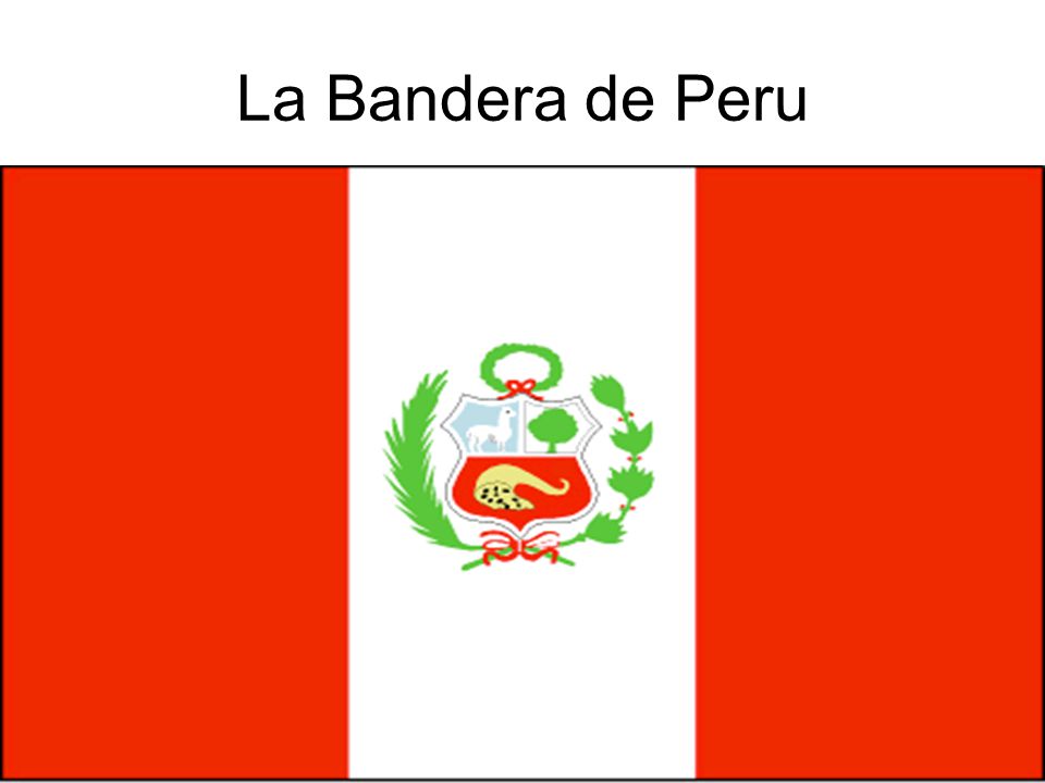 La Bandera de Peru
