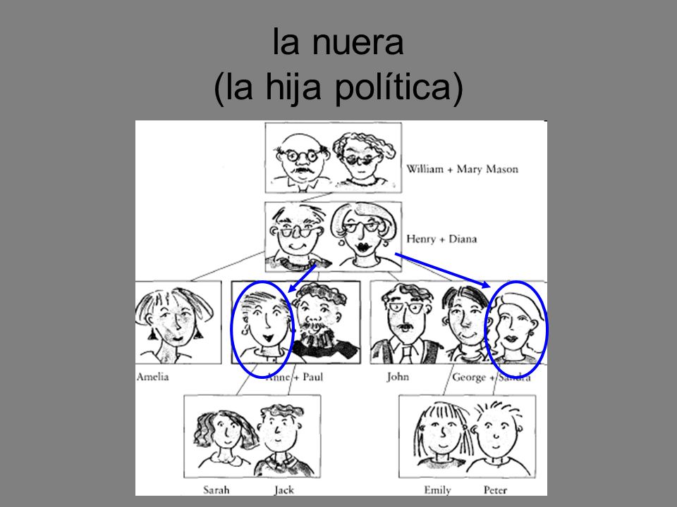 la nuera (la hija política)