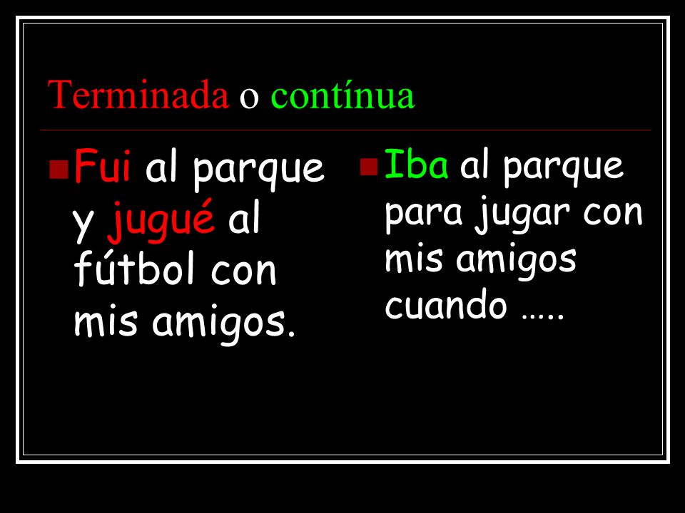 Fui al parque y jugué al fútbol con mis amigos.