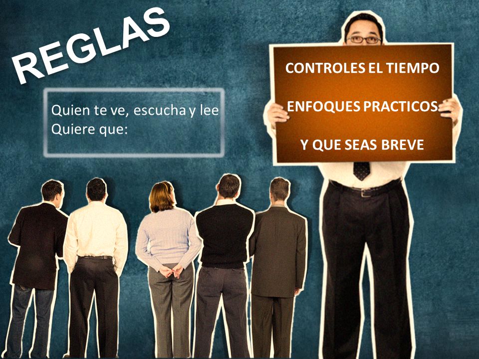 REGLAS CONTROLES EL TIEMPO ENFOQUES PRACTICOS Y QUE SEAS BREVE