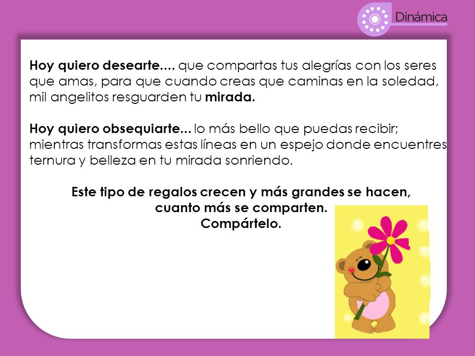 Este tipo de regalos crecen y más grandes se hacen,