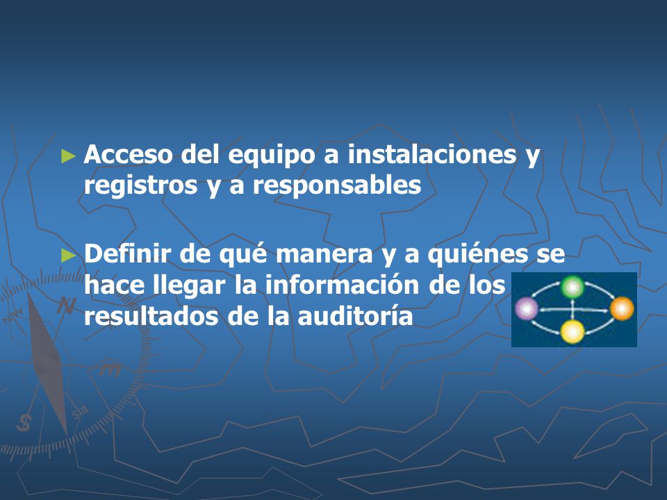 Acceso del equipo a instalaciones y registros y a responsables