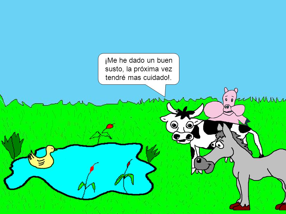 ¡Me he dado un buen susto, la próxima vez tendré mas cuidado!.