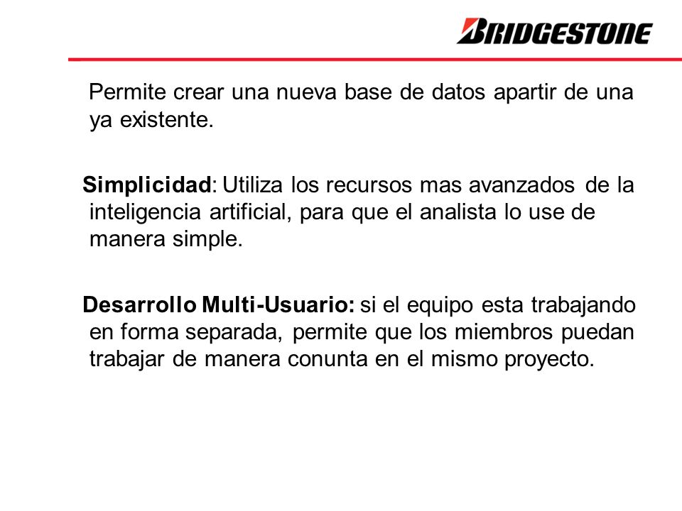 Permite crear una nueva base de datos apartir de una ya existente.