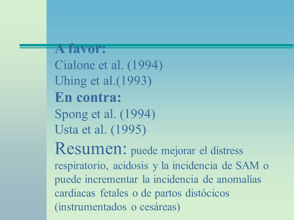 A favor: Cialone et al. (1994) Uhing et al