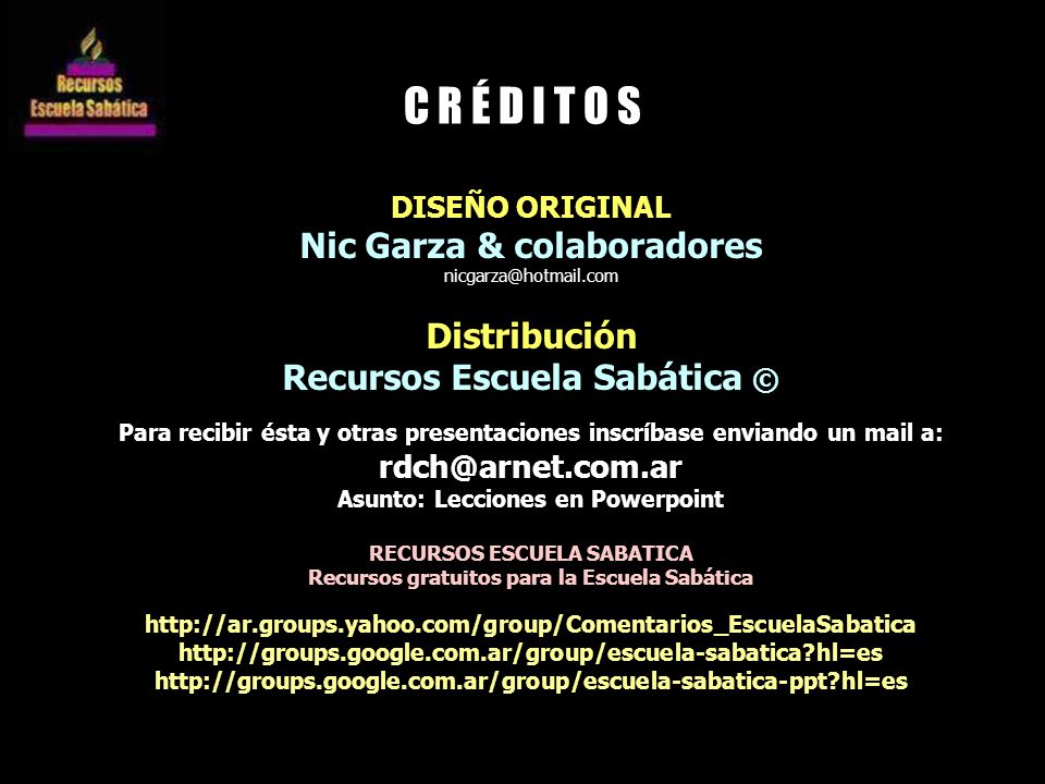 C R É D I T O S Nic Garza & colaboradores Distribución