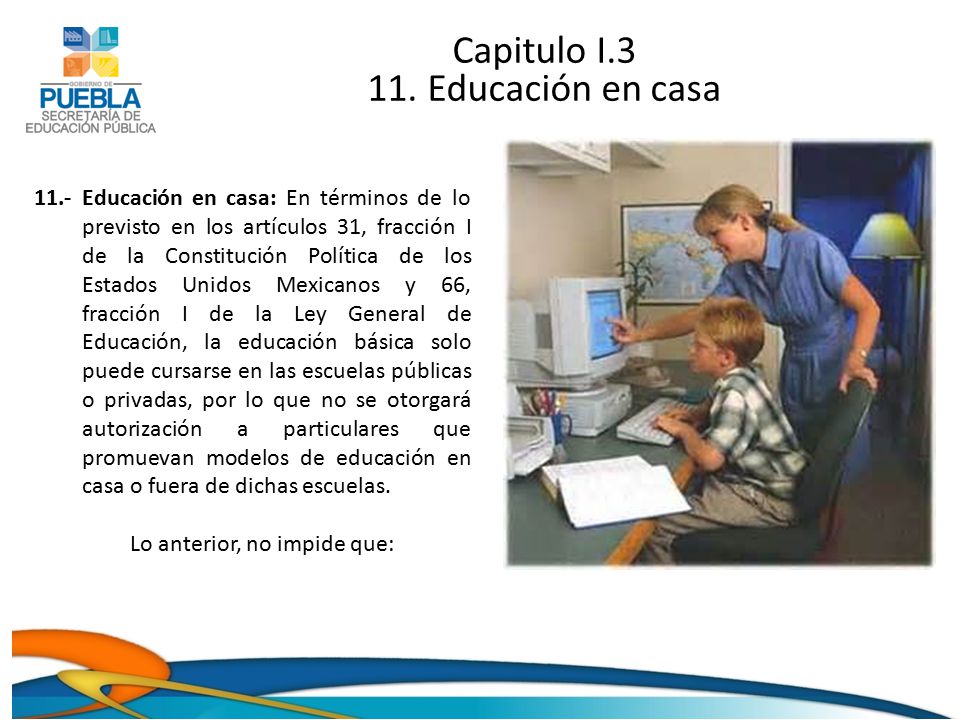 Capitulo I Educación en casa