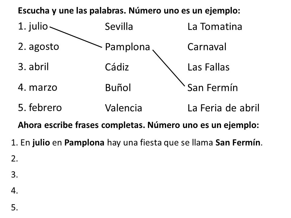 julio agosto abril marzo febrero Sevilla Pamplona Cádiz Buñol Valencia