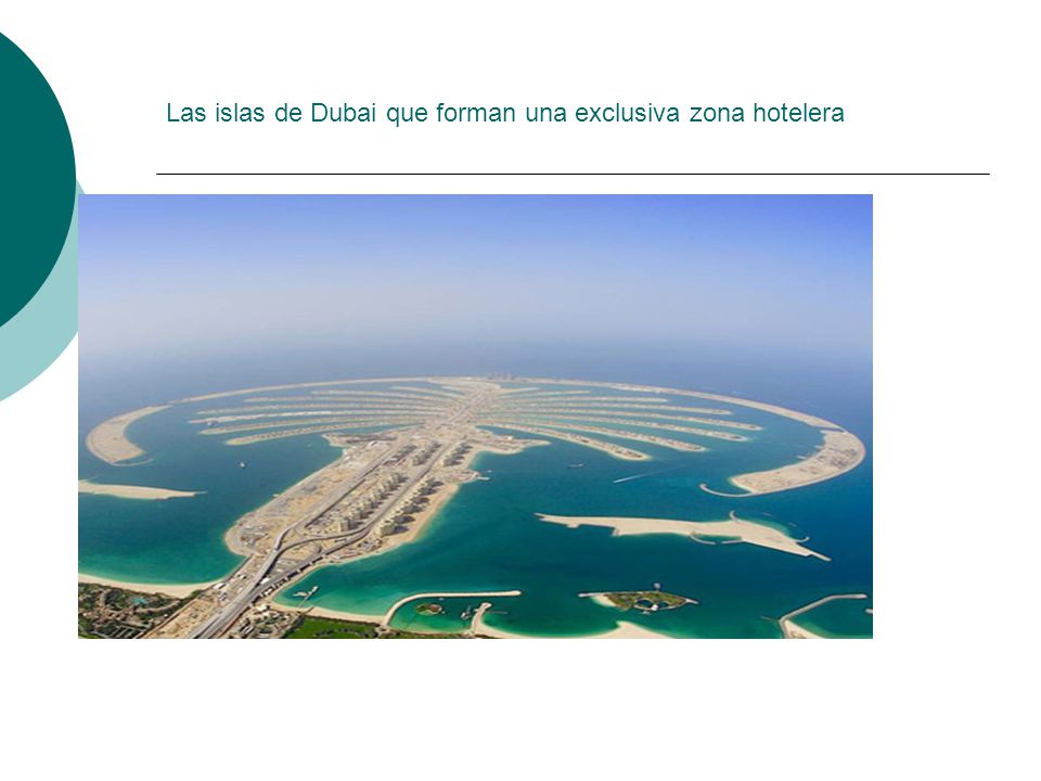 Las islas de Dubai que forman una exclusiva zona hotelera
