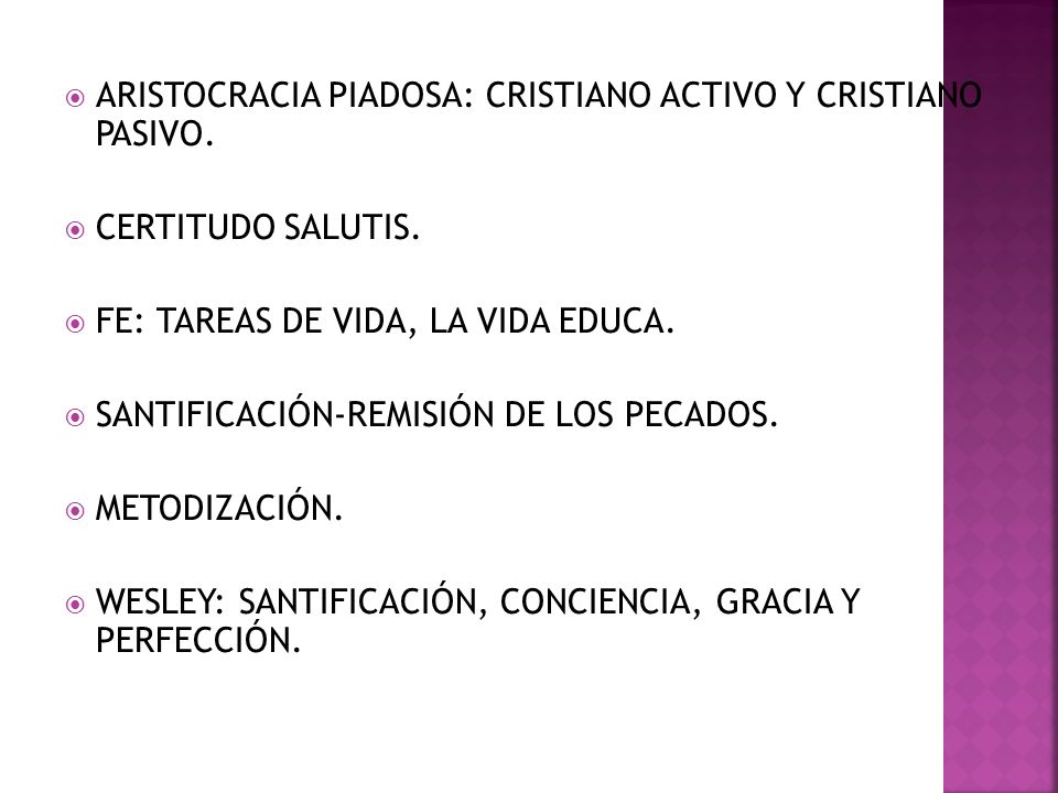 ARISTOCRACIA PIADOSA: CRISTIANO ACTIVO Y CRISTIANO PASIVO.