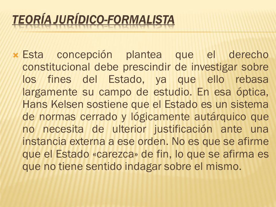 Teoría jurídico-formalista