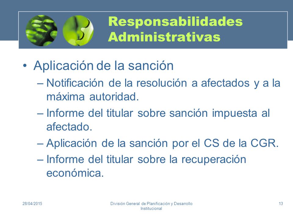 Responsabilidades Administrativas