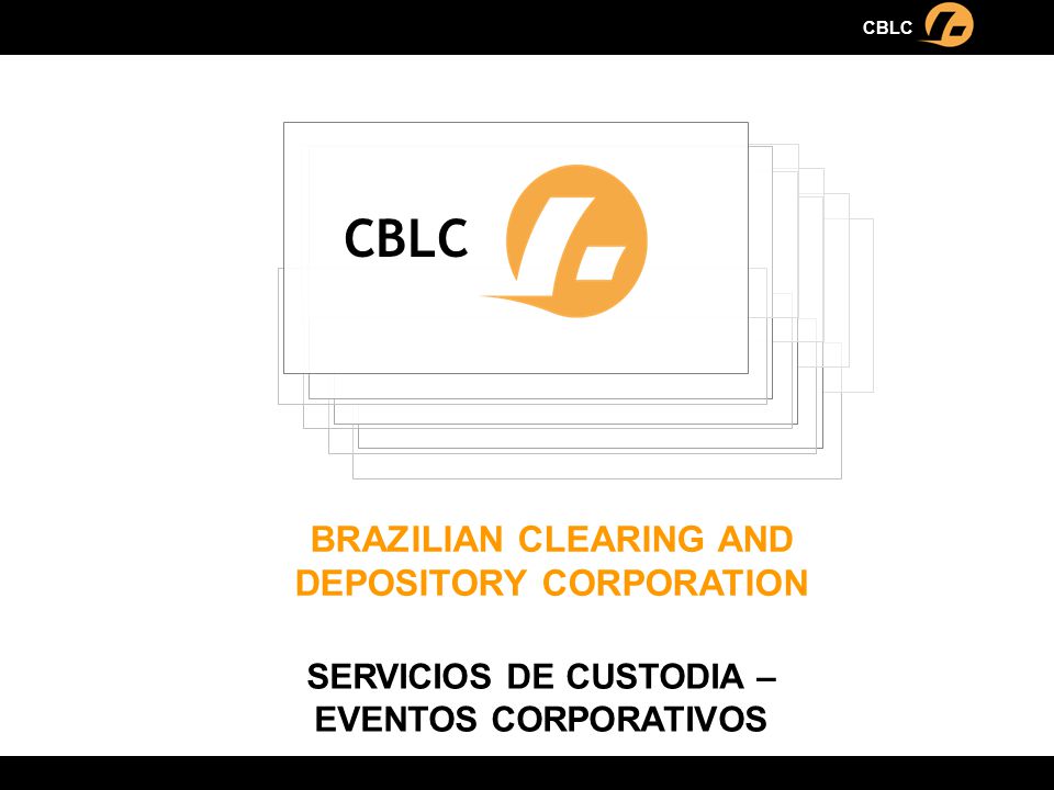 BRAZILIAN CLEARING AND DEPOSITORY CORPORATION SERVICIOS DE CUSTODIA –