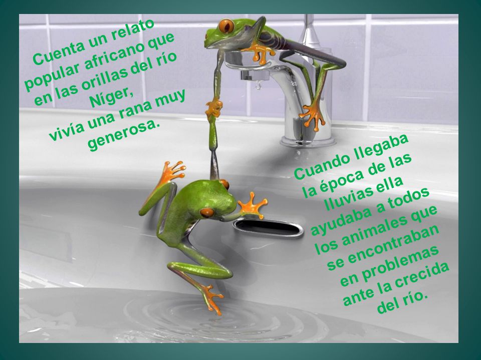Cuenta un relato popular africano que en las orillas del río Níger,