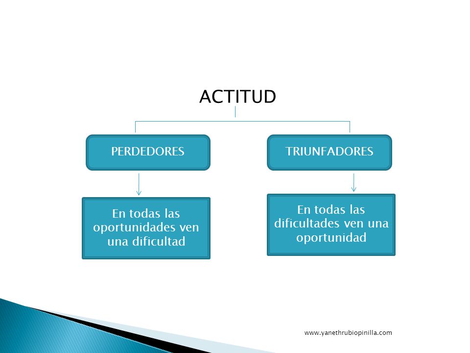 ACTITUD PERDEDORES TRIUNFADORES