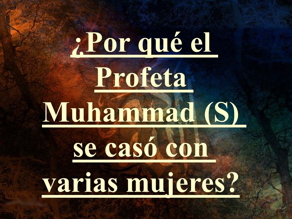 ¿Por qué el Profeta Muhammad (S) se casó con varias mujeres