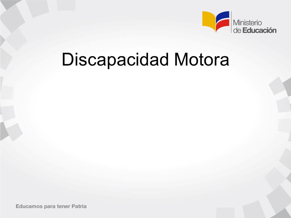 Discapacidad Motora