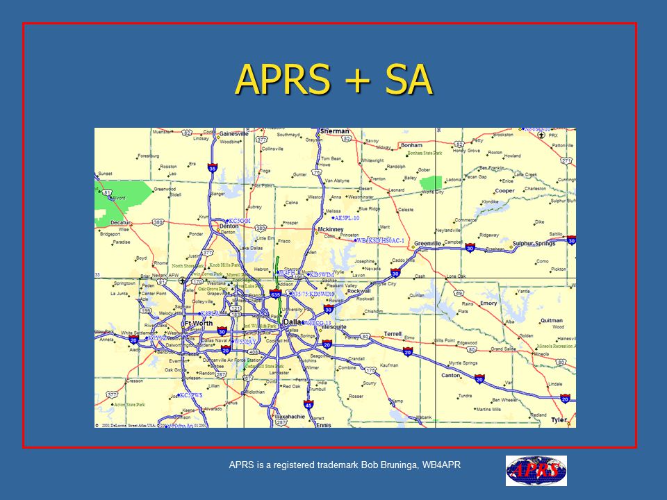 APRS is a registered trademark Bob Bruninga, WB4APR
