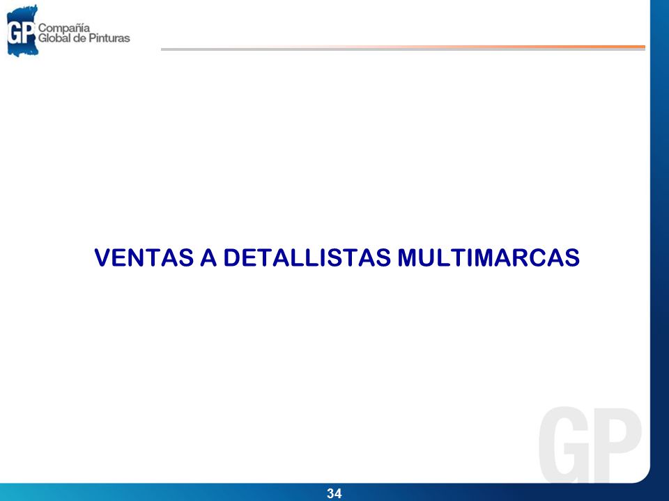 VENTAS A DETALLISTAS MULTIMARCAS