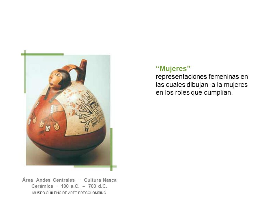 Área Andes Centrales · Cultura Nasca Cerámica · 100 a.C. – 700 d.C.