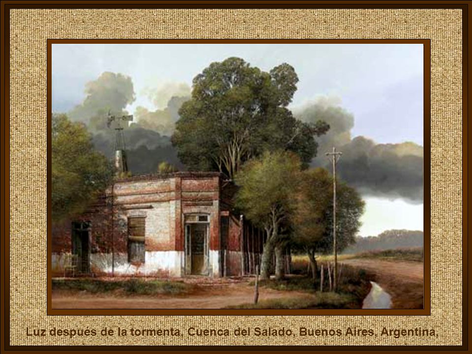 Luz después de la tormenta, Cuenca del Salado, Buenos Aires, Argentina,