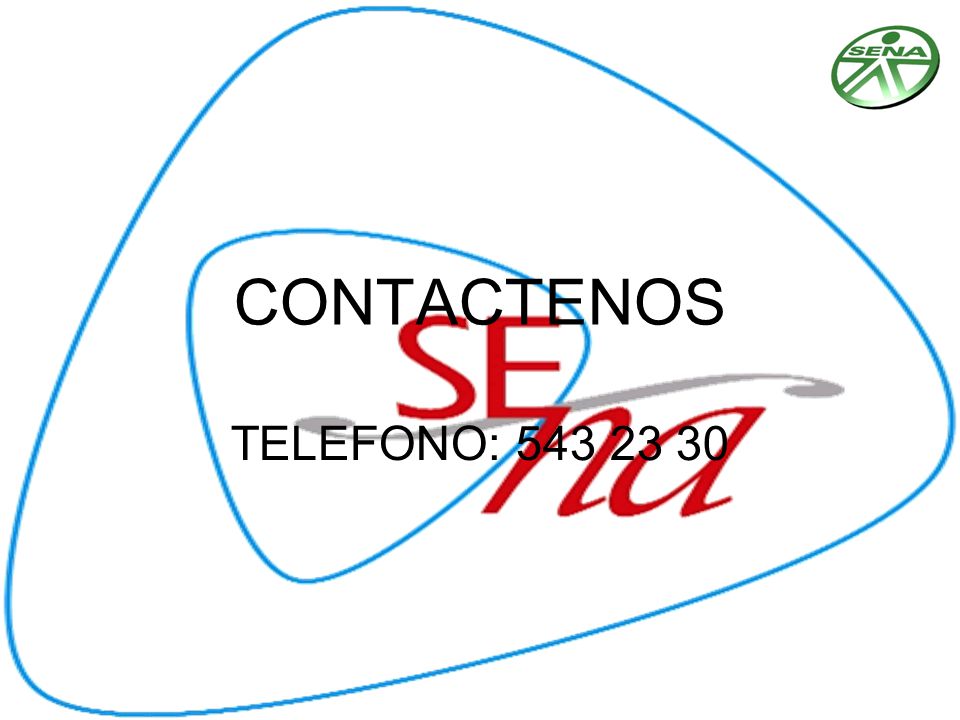 CONTACTENOS TELEFONO: