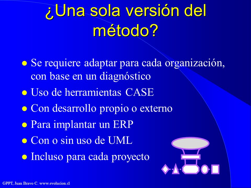 ¿Una sola versión del método